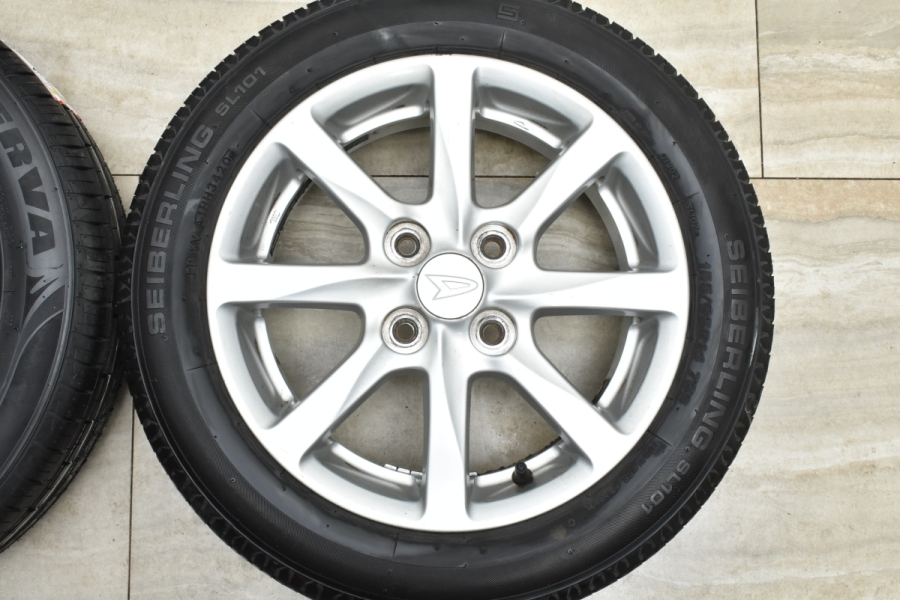 ダイハツ ムーヴ 純正 14in 4.5J +45 PCD100 155/65R14 ミライース ウェイク キャスト タント 流用 ノーマル戻し  車検用 中古 タイヤホイールセット | パーツ販売ナンバーワン