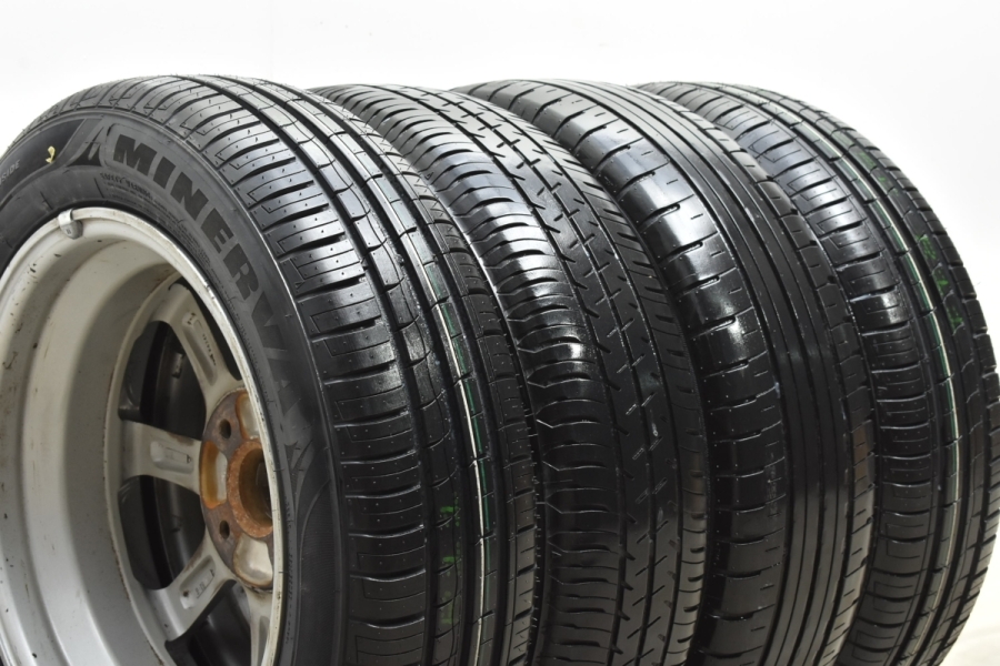 ダイハツ ムーヴ 純正 14in 4.5J +45 PCD100 155/65R14 ミライース ウェイク キャスト タント 流用 ノーマル戻し  車検用 中古 タイヤホイールセット | パーツ販売ナンバーワン