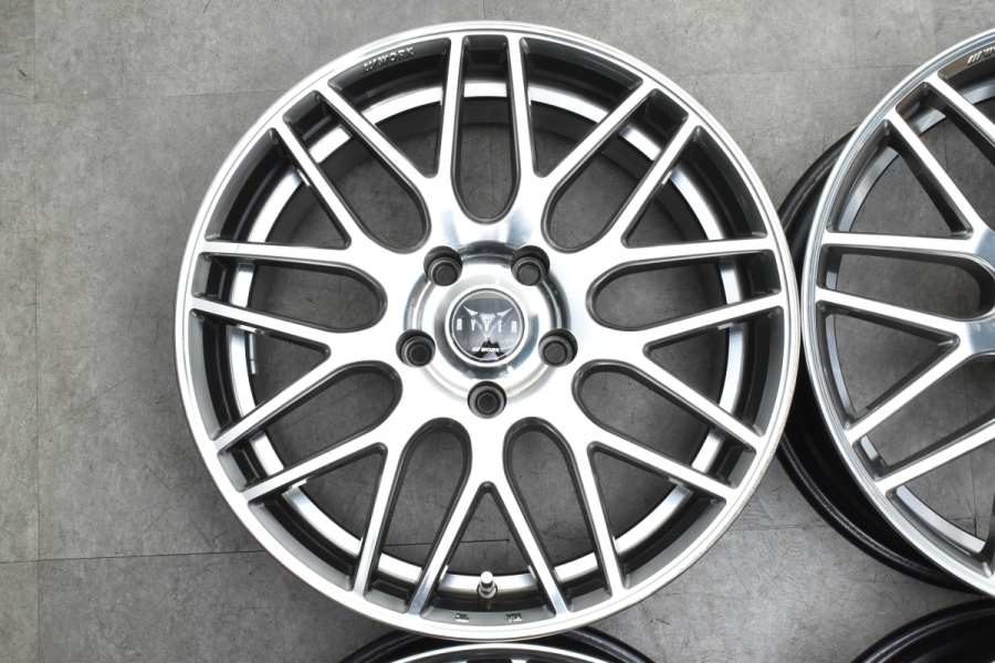 WORK RYVER 18in 8J +35 PCD120 4本セット BMW F20 1シリーズ
