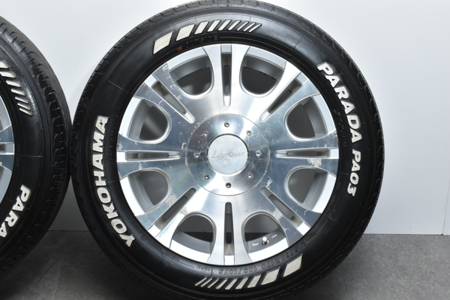 200系 ハイエースに】Leyseen D-8 17in 7J +35 PCD139.7 ヨコハマ  