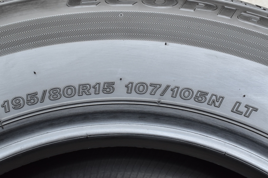 2022年製 新車外し】ブリヂストン エコピア RD613 195/80R15 LT