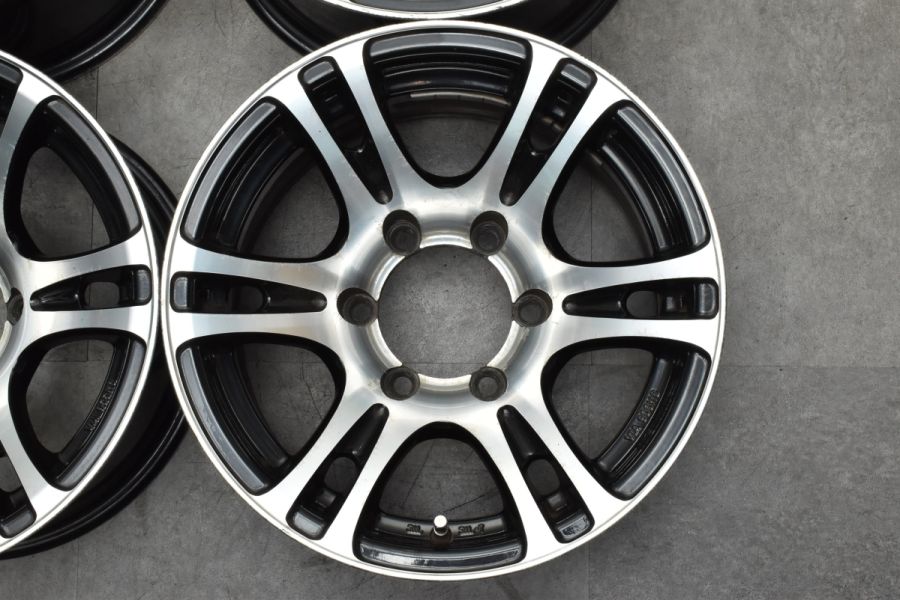 マイナスオフセット】LEAGUE LG342 15in 8J -25 PCD139.7 4本セット 