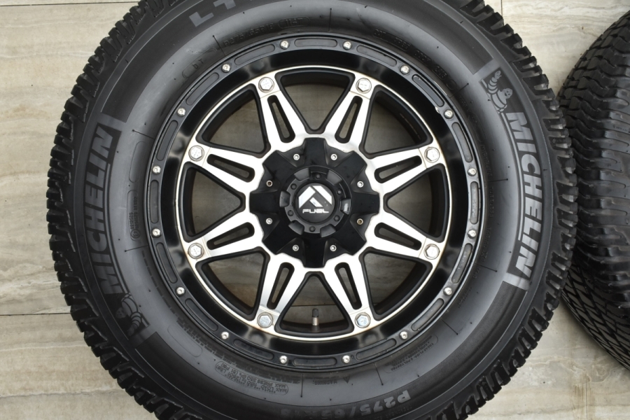 【希少サイズ】FUEL offroad 18in 9J+14 PCD114.3/127 6H ミシュラン LTX A/T2 275/65R18  シボレー トレイルブレイザー ダッジ デュランゴ