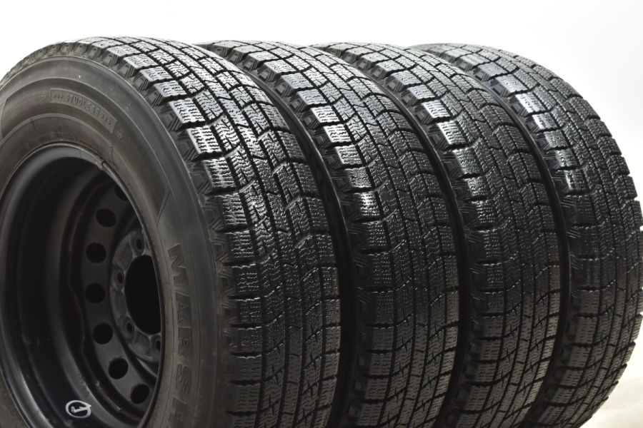 トヨタ 200 ハイエース 純正 15in 6J +35 PCD139.7 クムホ マーシャル アイスキング KW21 195/80R15  レジアスエース 中古 スタッドレスタイヤホイールセット | パーツ販売ナンバーワン