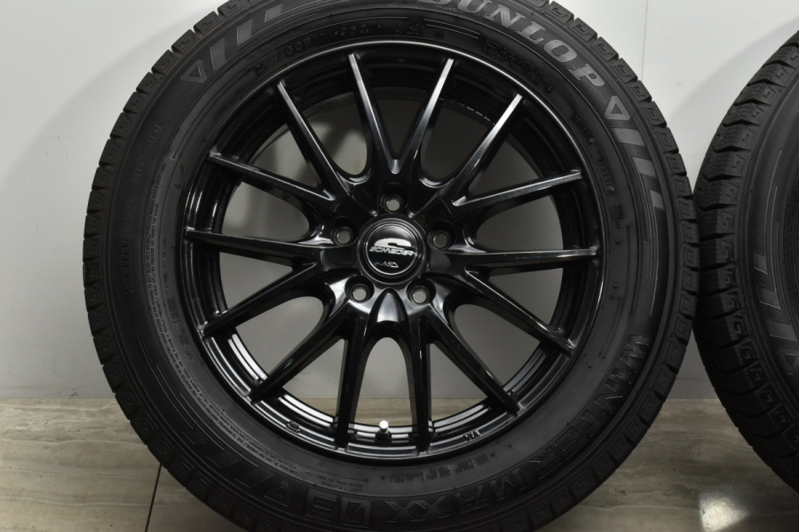 シュナイダー 17in7J+48 PCD114.3ダンロップ ウィンターマックス
