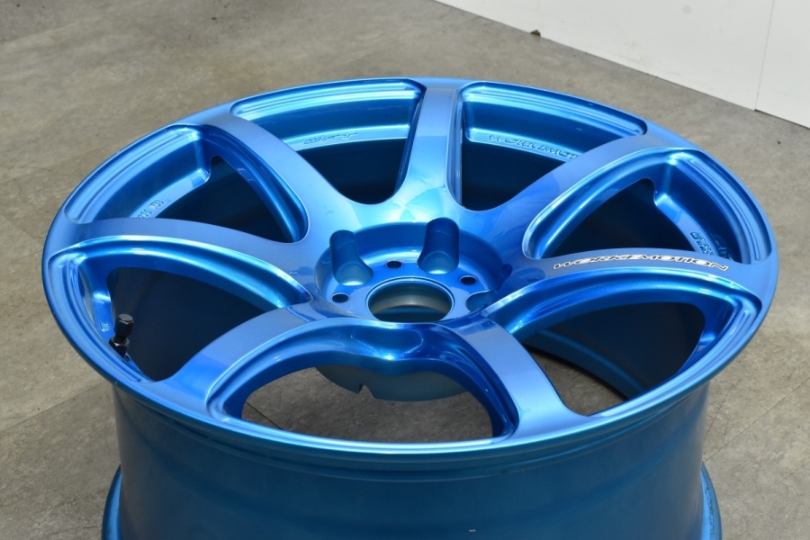 美品】WORK EMOTION T7R 18in 9.5J +30 PCD114.3 1本販売 マーク2