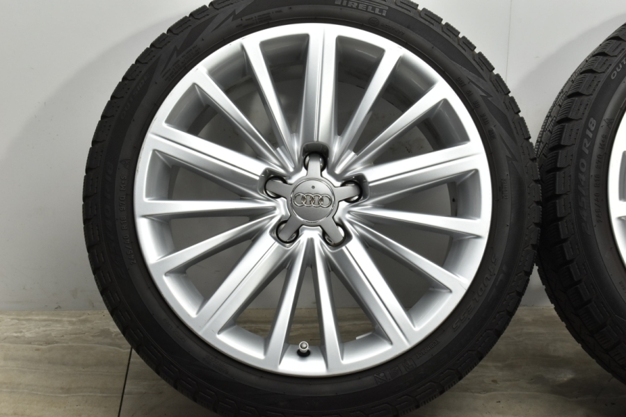 正規品】アウディ 8F A5 S5 純正 18in 8J +29 PCD112 ピレリ