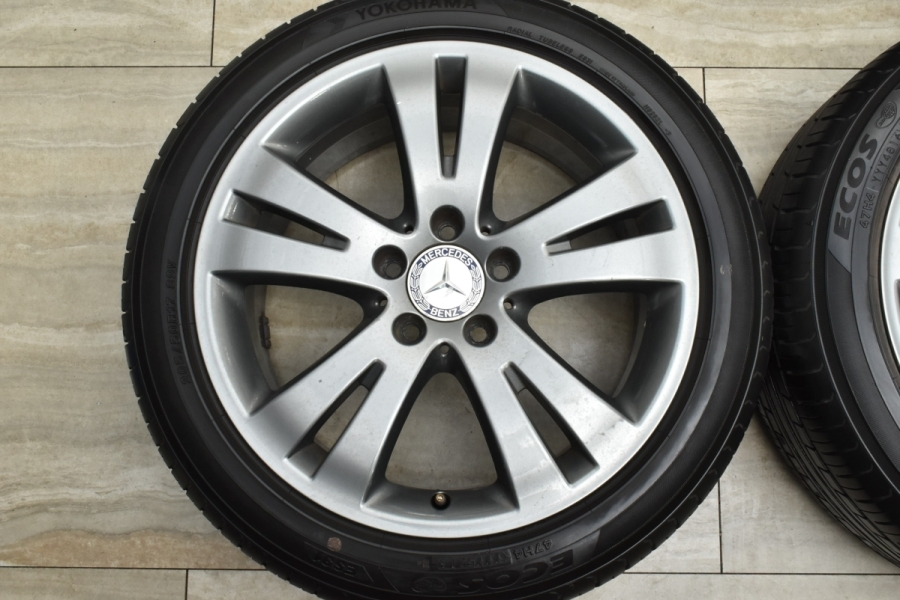 良好品】メルセデス ベンツ W204 Cクラス 純正 17in 7.5J +47 良好品】メルセデス ベンツ W204 Cクラス 純正 17in 7.5J +47