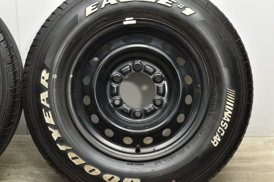 程度良好品】トヨタ ハイエース 純正 15in 6J +35 PCD139.7
