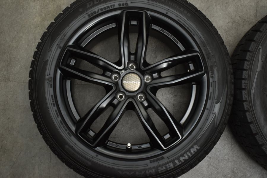 EUROTECH ユーロテック　ダンロップスタッドレス　225/50R17 7J バリ溝】ユーロテック 17in 7J +50 PCD108 ダンロップ ウィンター