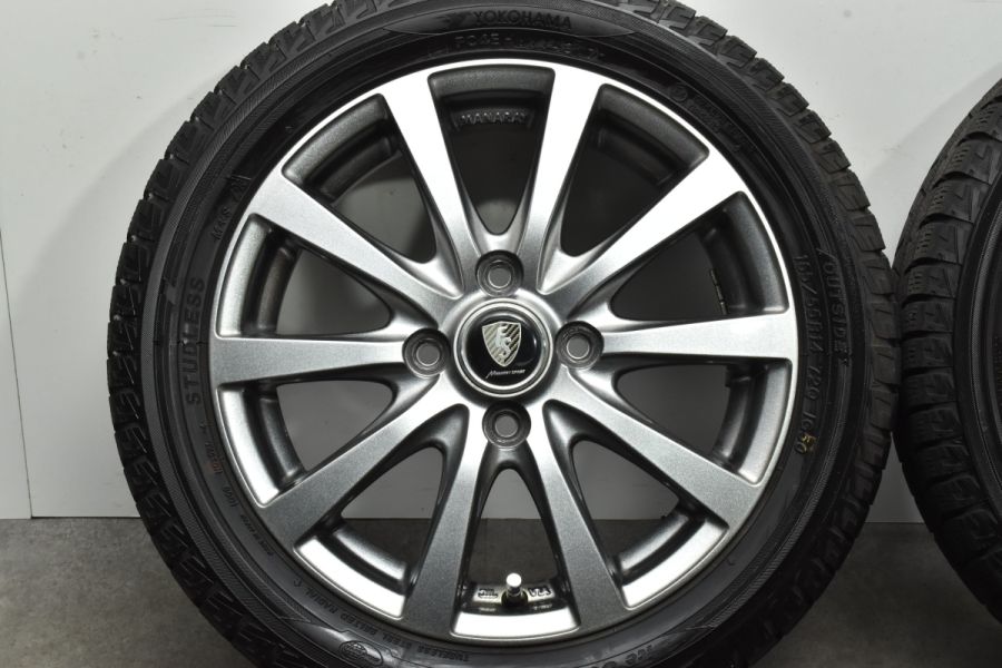 ホイール美品マナレイスポーツ 14in 4.5J +43 PCD100 ヨコハマ