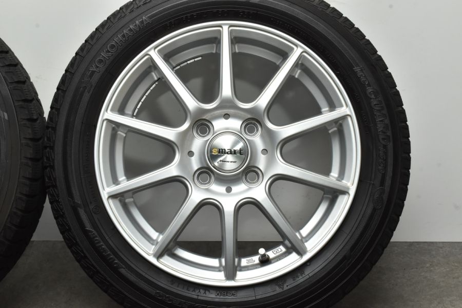 軽自動車サイズ】Smart 14in 4.5J +43 PCD100 ヨコハマ アイスガード 