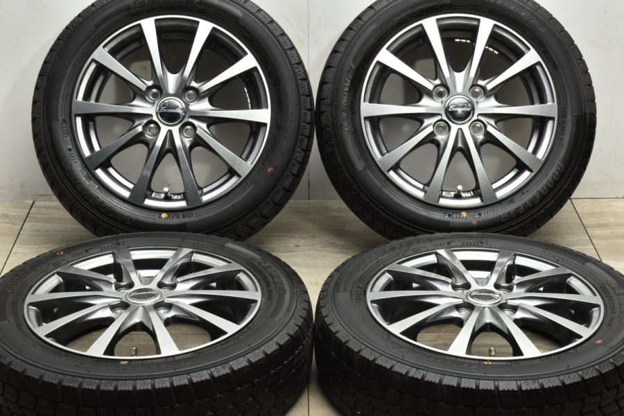 2022年製バリ溝155/65R14 グッドイヤーアイスナビ7 中古4本