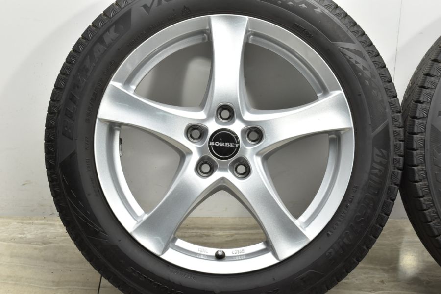 バリ溝 VRX3付 美品】ベンツ W177 Aクラス 純正サイズ BORBET 17in 7J+