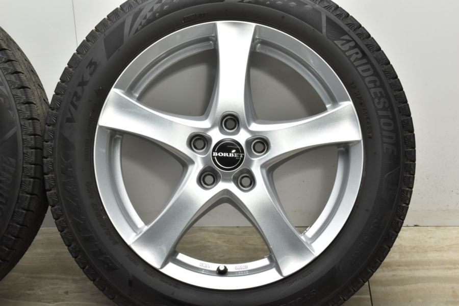 バリ溝 VRX3付 美品】ベンツ W177 Aクラス 純正サイズ BORBET 17in 7J+