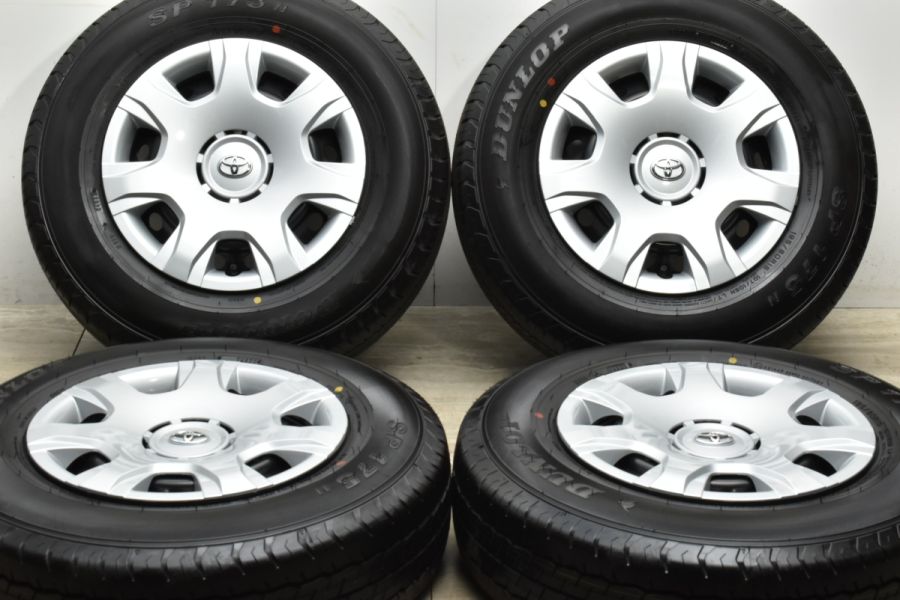 現行ハイエース純正15インチ ホイール 6J 5穴 +35 4本新車外し