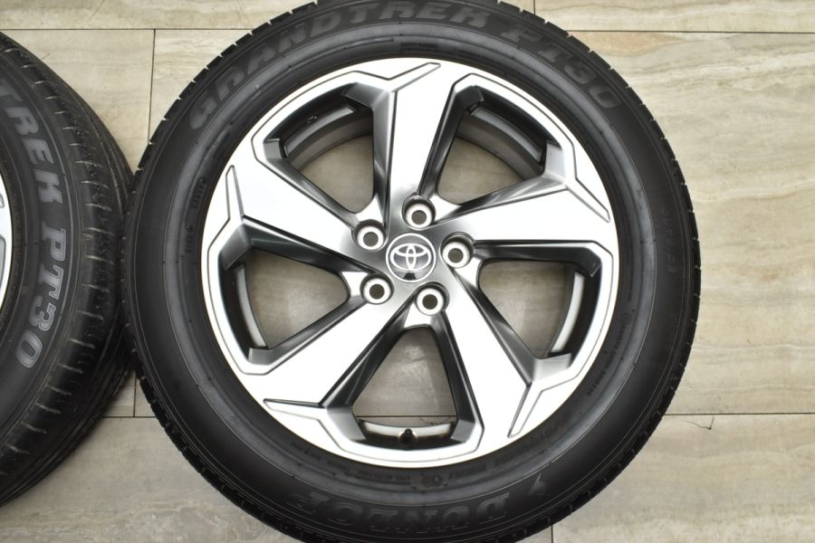 美品】トヨタ RAV4 G 純正 18in 7J +35 ダンロップ グラントレック 