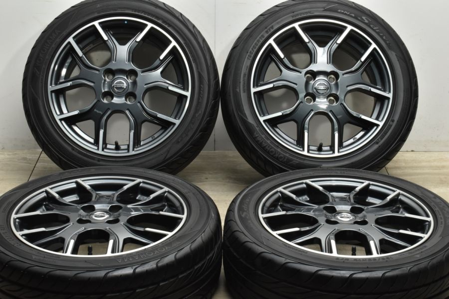 【美品】ニッサン ノート e-Power ニスモ S 純正 16in 6.5J +46 PCD100 ヨコハマ Sドライブ S-Drive  195/55R16 NOTE NISMO キューブ 流用