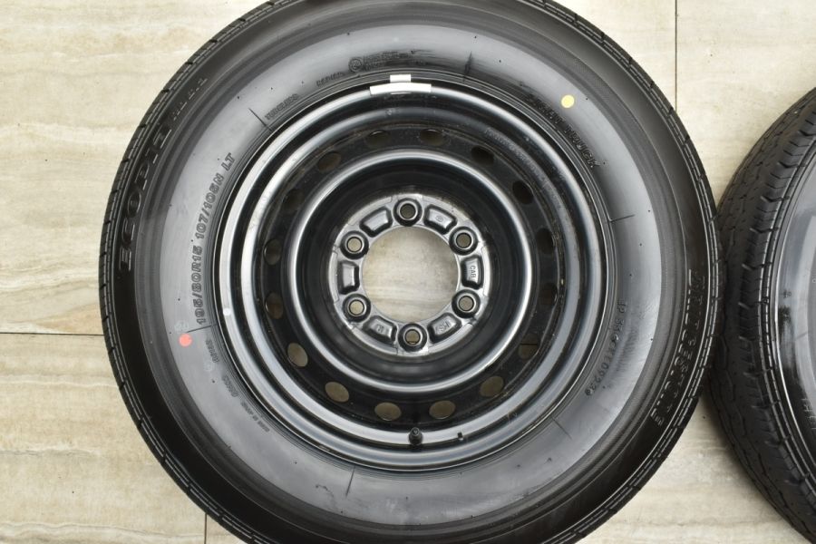 ハイエース純正タイヤホイール 新車外し ブリヂストン エコピア