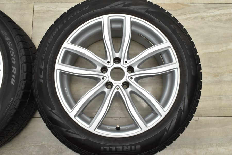 美品】BMW G11 G12 7シリーズ 純正サイズ MAK FAHR 18in 8J +30 PCD112 ピレリ アイスアシンメトリコ  245/50R18 M14ボルト対応 中古 スタッドレスタイヤホイールセット | パーツ販売ナンバーワン