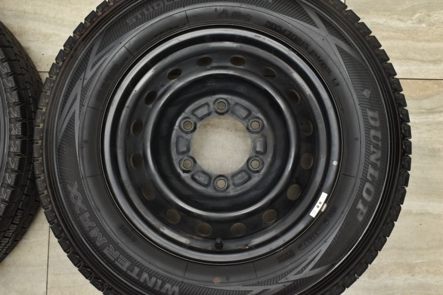 トヨタ 200 ハイエース 純正 15in 6J +35 PCD139.7 ダンロップ ウィンターマックス SV01 205/70R15 LT  レジアスエース 中古 スタッドレスタイヤホイールセット | パーツ販売ナンバーワン