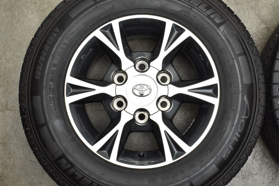 オプション品】トヨタ 200 ハイエース ダークプライム 純正OP 15in 6J