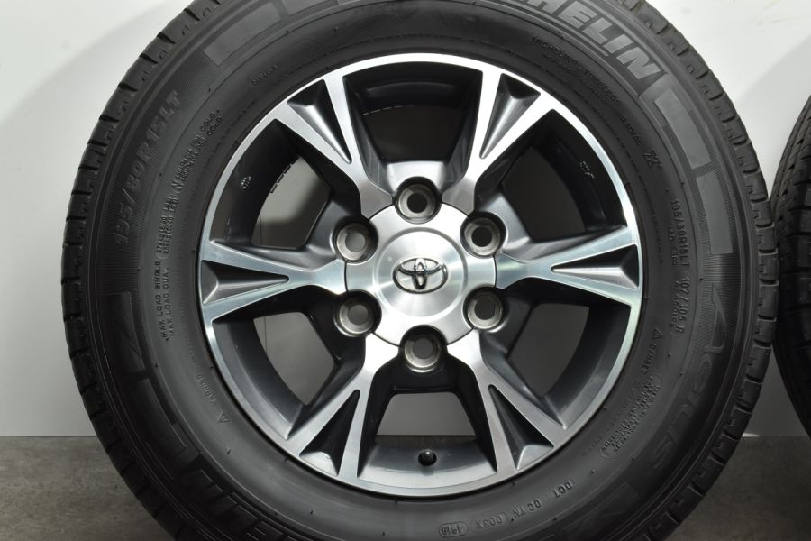 オプション品】トヨタ 200 ハイエース ダークプライム 純正OP 15in 6J