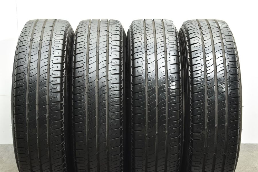 オプション品】トヨタ 200 ハイエース ダークプライム 純正OP 15in 6J +35 PCD139.7 ミシュラン AGILIS 195/80R15  LT 107/105R バリ溝 中古 タイヤホイールセット | パーツ販売ナンバーワン