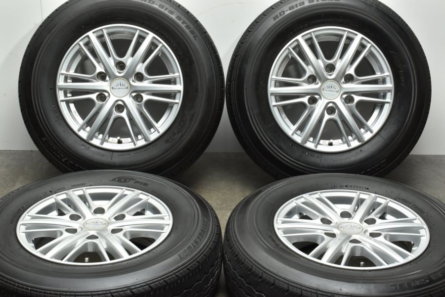 200系 ハイエースサイズ】Granverd 15in 6J +35 PCD139.7 ブリヂストン エコピア RD613 195/80R15  107/105L LT レジアスエース 中古 タイヤホイールセット | パーツ販売ナンバーワン