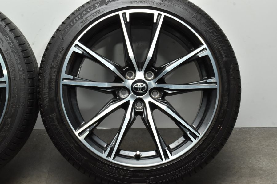 程度良好】トヨタ 86 後期 純正 17in 7J +48 PCD100 ミシュラン