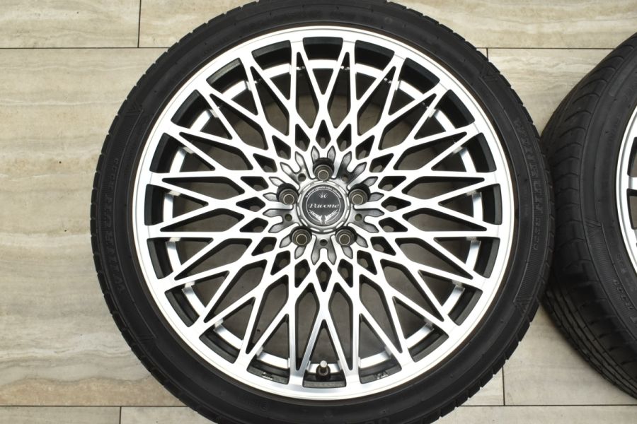 人気デザイン】ロクサーニ Pavone 18in 7.5J +48 PCD100 ウィンラン 225/40R18 プリウス カローラ  ツーリングスポーツ インプレッサ 中古 タイヤホイールセット | パーツ販売ナンバーワン