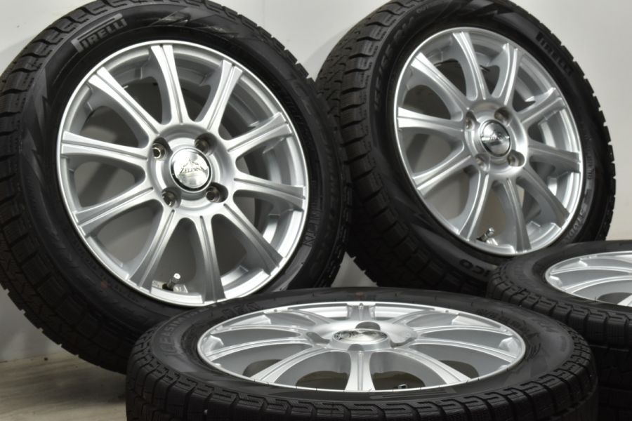 美品 バリ溝】ZELERNA 14in 4.5J +45 PCD100 ピレリ アイス 