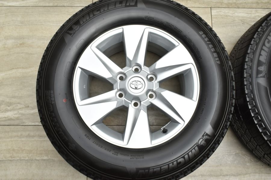 MICHELIN 18インチ サマータイヤ　新車外し　150 プラド　後期 2023年製 新車外し品】トヨタ 150 プラド 後期 純正 17in 7.5J +25