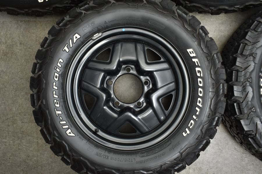 送料込 バリ溝 JB64ジムニー XC 純正 アルミホイール+スタッドレスセット 2025年最新】ジムニー純正アルミホイール＆タイヤ 4本セットの