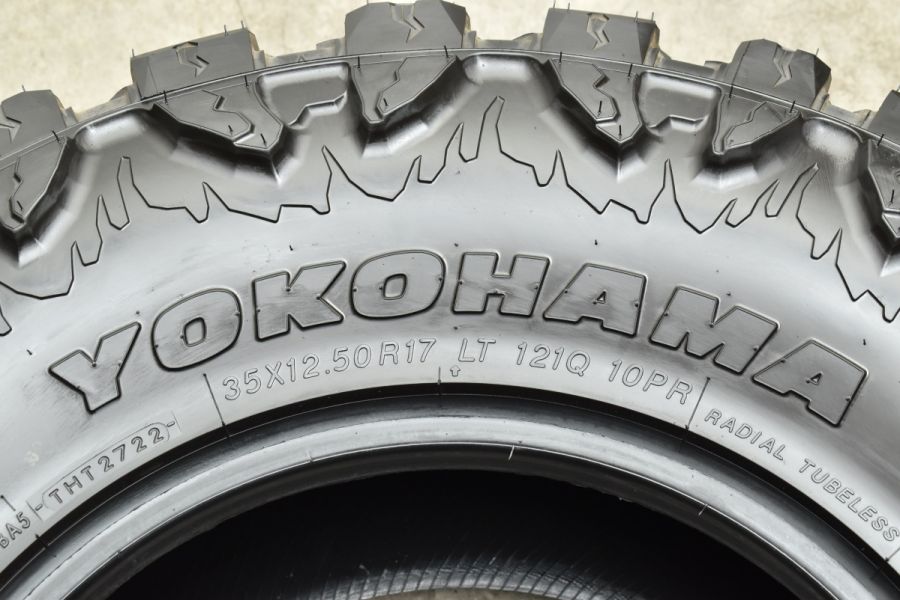 2022年製 超バリ溝】ヨコハマ ジオランダー X-MT 35×12.50R17 LT