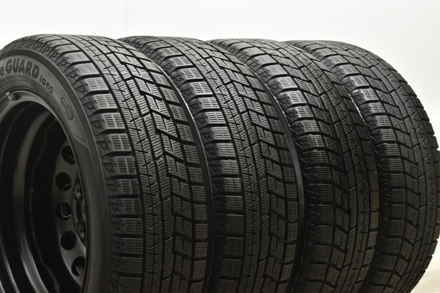 【美品】トヨタ アクア 純正 15in 5J +39 PCD100 ヨコハマ アイスガード6 iG60 185/60R15 カローラフィールダー  ヤリス ヴィッツ バリ溝