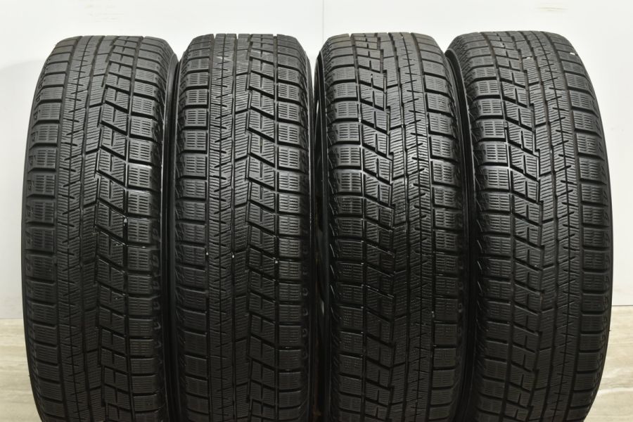 【美品】トヨタ アクア 純正 15in 5J +39 PCD100 ヨコハマ アイスガード6 iG60 185/60R15 カローラフィールダー  ヤリス ヴィッツ バリ溝