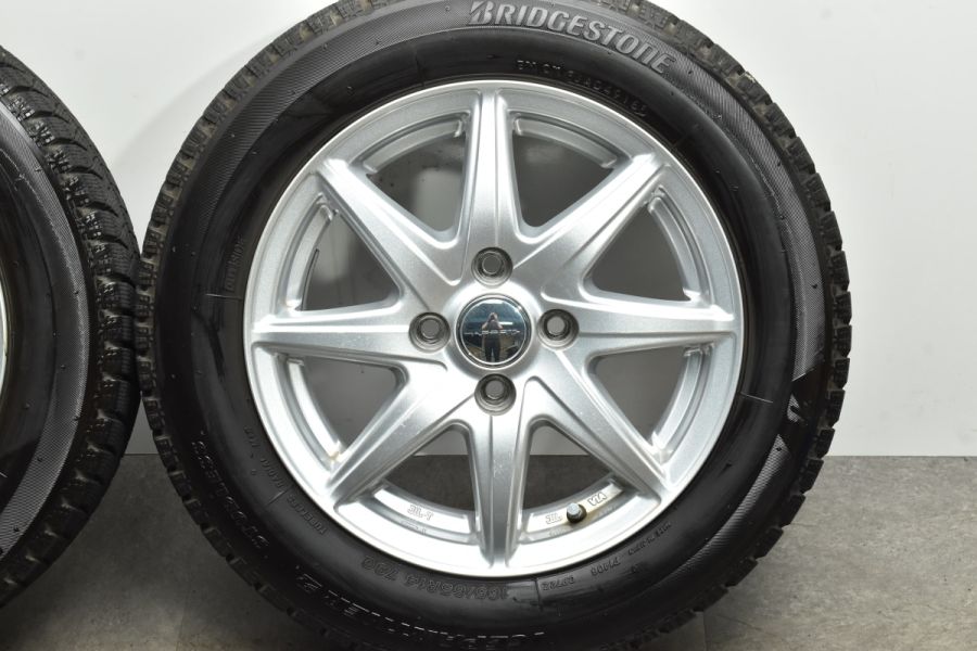 程度良好】LAPORTA 5.5J 14in +39 PCD100 ブリジストン アイス