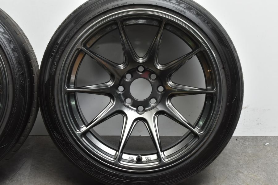 【希少サイズ ゼロセット】XXR 527 16in 8.25J ±0 PCD100/114.3 4H グッドイヤー 195/45R16 ヴィッツ  フィット キューブ ロードスター