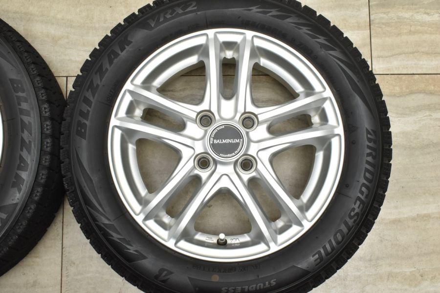 軽自動車サイズ】バルミナ 14in 4.5J +45 PCD100 ブリヂストン