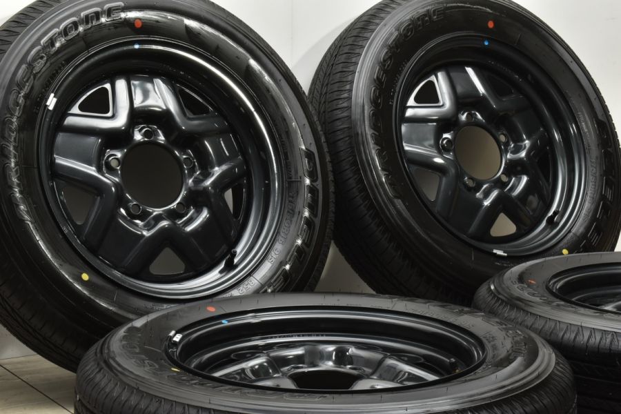 2023年製 新車外し バリ溝 美品】スズキ JB64 ジムニー 純正 16in 5.5J