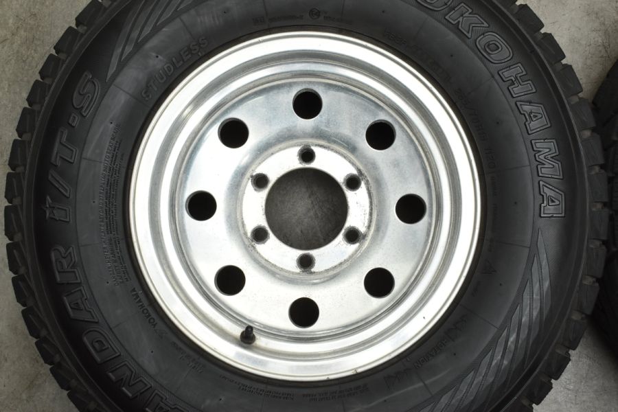 レンコンホイール】70 プラド ハイラックスサーフに 15in 8J -12