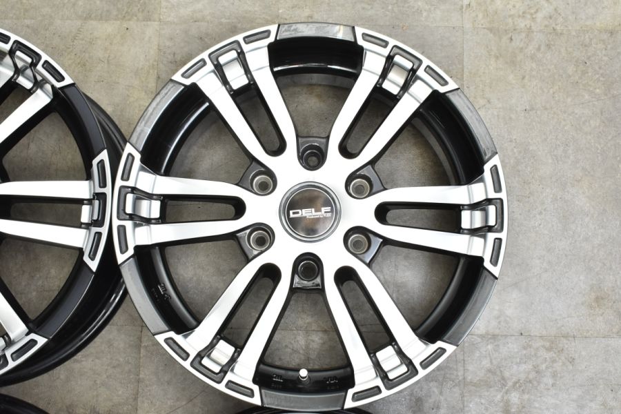 程度良好品】フレックス DELF-02 17in 6.5J +38 PCD139.7 4本
