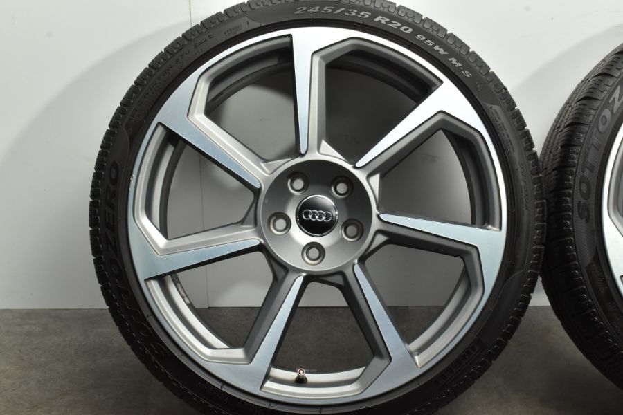 正規品 鍛造】アウディ 8S TT RS 純正 20in 9J +52 PCD112 ピレリ ソットゼロ 245/35R20  品番:8S0601025CC TTS TT FORGED 中古 スタッドレスタイヤホイールセット | パーツ販売ナンバーワン