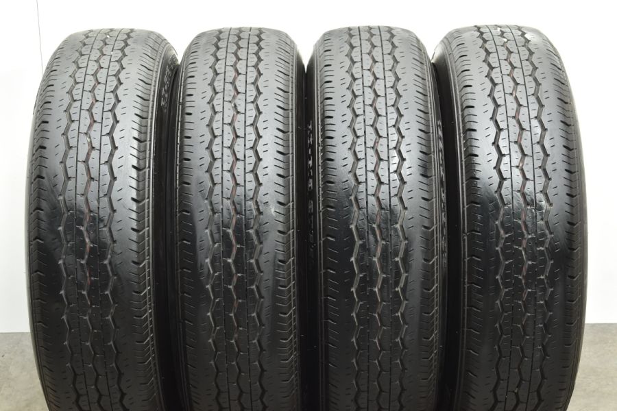 美品 バリ溝】トヨタ 200 ハイエース 純正 15in 6J +35 PCD139.7 ブリヂストン RD-613 スチール 195/80R15  LT レジアスエース 中古 タイヤホイールセット | パーツ販売ナンバーワン