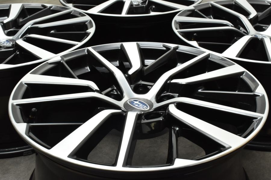 程度良好品】スバル WRX S4 STI スポーツR 純正 18in 8.5J +55 PCD114