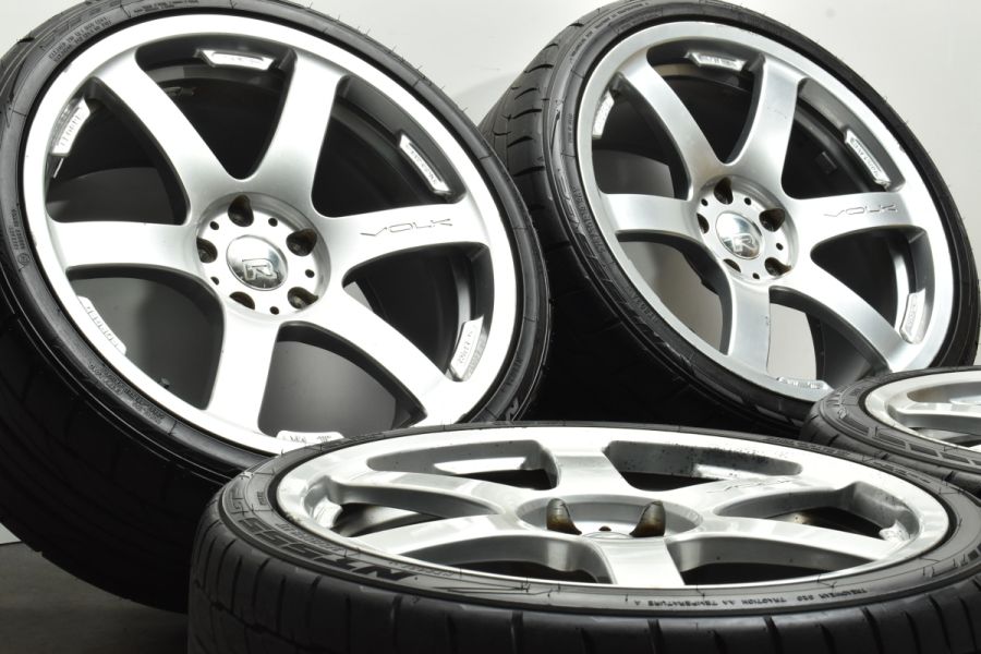 鍛造品】RAYS プログレッシブ TE 19in 8.5J+36 9.5J+36 PCD114.3 ニットー NT555 245/35R19 275/ 30R19 GT-R スープラ カスタム用 中古 タイヤホイールセット | パーツ販売ナンバーワン