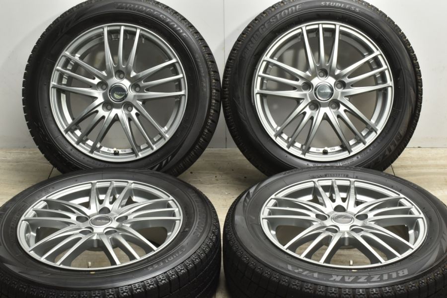 セレナ ラフェスタに】エコフォルム 16in 6.5J +48 PCD114.3 ブリヂストン ブリザック VRX 195/60R16 ノア  ヴォクシー ステップワゴン 中古 スタッドレスタイヤホイールセット | パーツ販売ナンバーワン