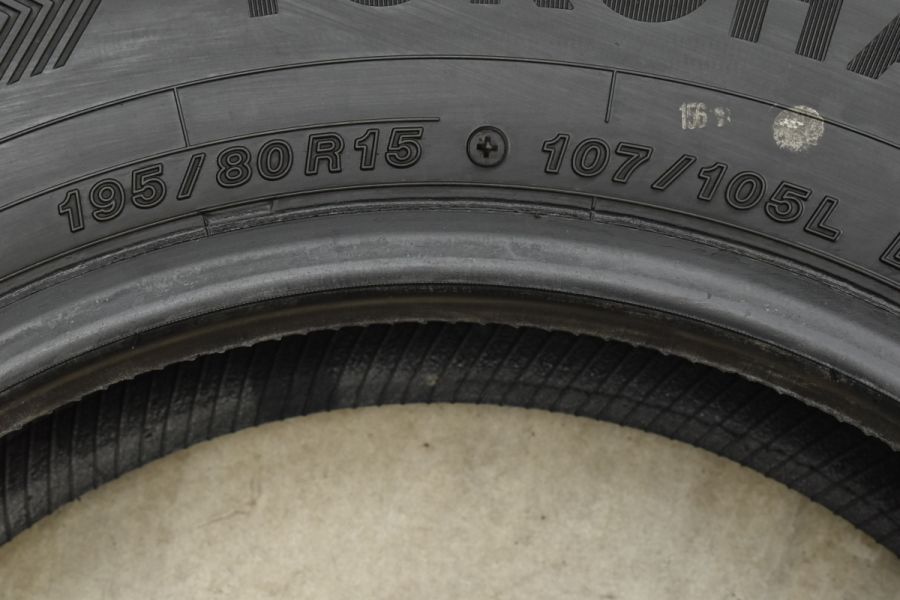 ヨコハマ iceGUARD iG91 195/80R15 107/105L LT 4本 7～8分溝 - 車のパーツ