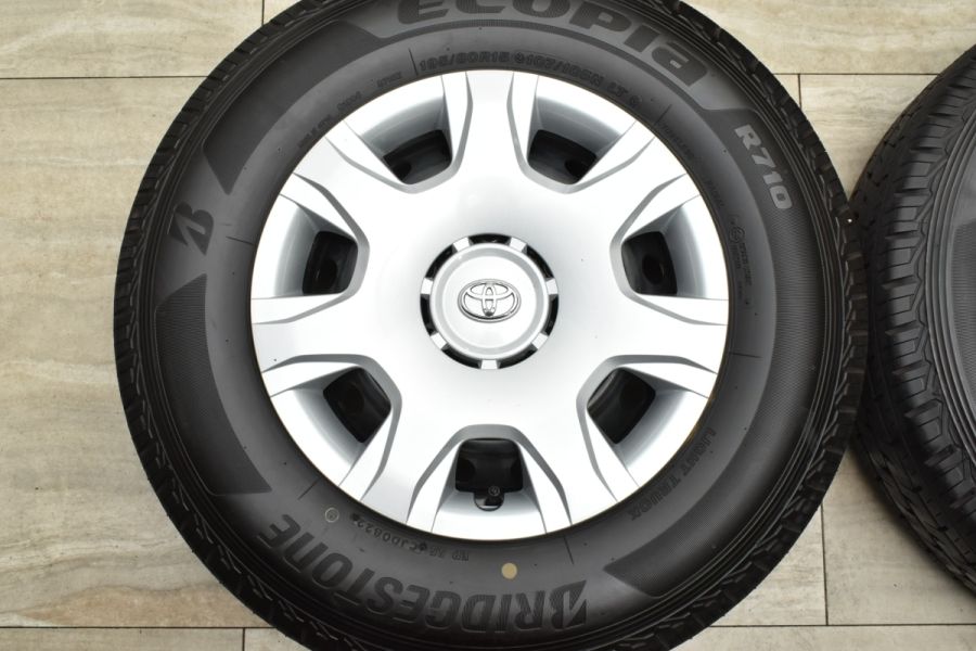 2022年製 使用わずか超バリ溝 美品】トヨタ 200 ハイエース 純正 15in